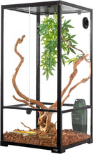 Load image into Gallery viewer, 48 Gallon 18" x 18"x 36" Vertical Reptile Terrarium , Front Opening Glass Reptile Cage for Chameleon Iguana RK454590
