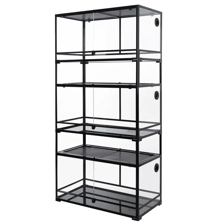 REPTI ZOO 36' x 18'' x 70''  Stackable Reptile Tank (3 tanks stacked)