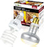 Desert UVB and heat bulb set for reptiles, includes 26W UVB and 100W heat lamp, box shown.