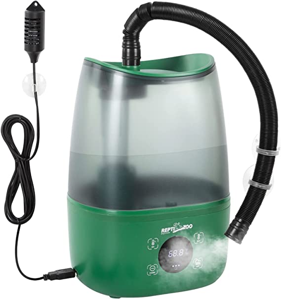 REPTIZOO 4L Large Reptile Fogger with Humidity Control and Extended Tube Automatic Reptile Misting System