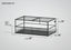 Large glass reptile terrarium with mesh top, measuring 60x36x24 inches, for custom enclosures.