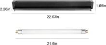 Load image into Gallery viewer, REPTI ZOO ETL certificated T5 HO UVB Lighting Combo Kit with Timer  and 5.0 UVB T5 Lamp Bulb