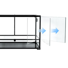 Load image into Gallery viewer, REPTI ZOO 67 Gallon 36" x 18" x 24" Reptile Tank, Double Hinge Door with Screen Ventilation Reptile Terrarium(Knock-Down) RK0120
