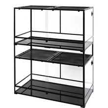 Load image into Gallery viewer, REPTI ZOO 48'' x 24'' x 56''  Stackable Reptile Tank (2 tanks stacked)