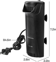 Load image into Gallery viewer, REPTIZOO Turtle Tank Filter Aquarium Corner Internal Filter, Low Level Waterfall Turtle Filter with 3-Stage Bio-Filtration, 45GPH Quiet Aquatic Reptile Internal Filter, Up to 10 Gallon