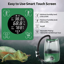 Load image into Gallery viewer, REPTIZOO 4L Large Reptile Fogger with Humidity Control and Extended Tube Automatic Reptile Misting System