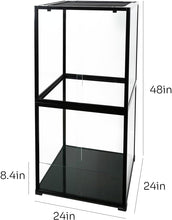 Load image into Gallery viewer, REPTIZOO 120 Gallon Tall Chameleon Cage 24" x 24" x 48" Front Opening with Top Screen Ventilation