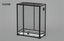 38 gallon glass reptile terrarium tank with black frame, mesh top, and front vent