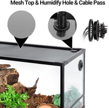 Load image into Gallery viewer, Double-Deck 100 Gallon Bearded Dragon Tank 36" x 18" x 44" Tall Reptile Terrarium