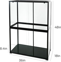 Load image into Gallery viewer, 135 Gallon 36" x 18" x 48" Wide & Tall Large Reptile Terrarium