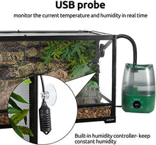 Load image into Gallery viewer, REPTIZOO 4L Large Reptile Fogger with Humidity Control and Extended Tube Automatic Reptile Misting System