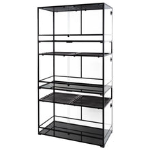 Load image into Gallery viewer, REPTI ZOO 48'' x 24'' x 88'' Stackable Reptile Tank (3 tanks stacked)