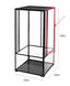48x24x24 inch black mesh reptile terrarium cage for reptiles and amphibians