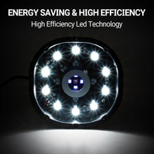 Load image into Gallery viewer, REPTI ZOO UVB Reptile Light with Dimming, UVB Reptile Heat Lamp with Controller, Adjustable UVB LED Basking Heat Bulb Fixture for Rainforest & Desert Reptiles Terrariums Tank