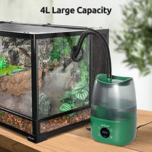 Load image into Gallery viewer, REPTIZOO 4L Large Reptile Fogger with Humidity Control and Extended Tube Automatic Reptile Misting System