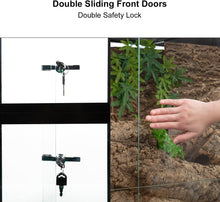 Load image into Gallery viewer, REPTIZOO 120 Gallon Tall Chameleon Cage 24" x 24" x 48" Front Opening with Top Screen Ventilation