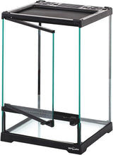 Load image into Gallery viewer, REPTIZOO Glass Terrarium Tank 8"x8"x12", Front Opening Door Full View Visually Appealing Mini Reptile or Amphibians Habitat