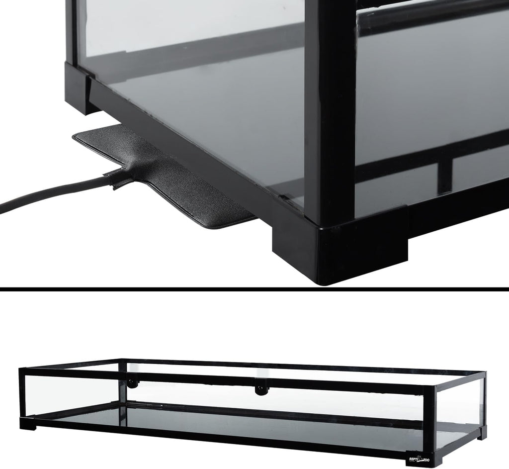 2025 New 135 Gallon 2 in 1  Large Vertical Reptile Terrarium 48" x 18" x 36" Rainforest Reptile Paludarium