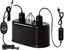 Reptile terrarium fogger humidifier with dual nozzles, digital controls, and power cords