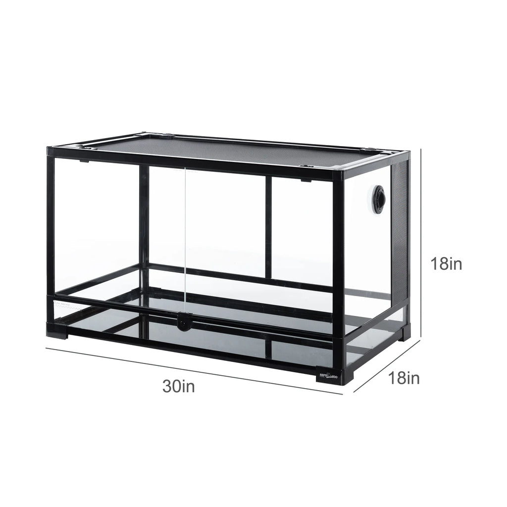 REPTI ZOO 30'' x 18'' x 70'' Stackable Reptile Tank (3 tanks stacked)