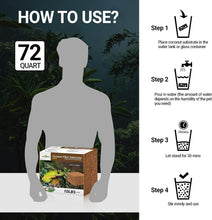 Load image into Gallery viewer, REPTI ZOO 100% Organic Reptiles Coconut Fiber Substrate 72 Quart