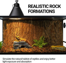 Load image into Gallery viewer, REPTI ZOO Reptile Hide Cave with Heat Storage Basking Platform
