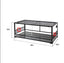48x18x18 inch glass reptile terrarium with sliding doors and ventilation panel