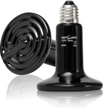 Load image into Gallery viewer, REPTI ZOO 100W Reptile Heat Lamp 2Pack Ceramic Heat Emitter Night Heat