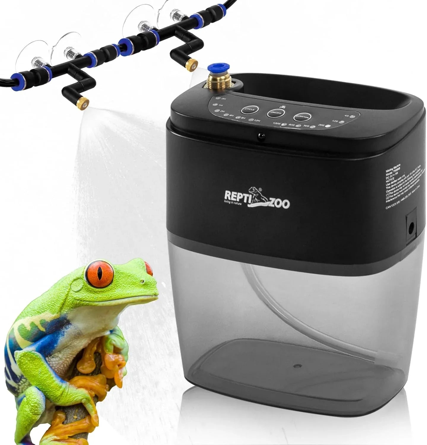 repti zoo ミスト装置 800ml Reptile Mister Fogger Portable Mister for Reptile Tank