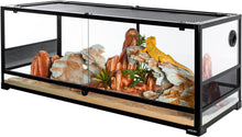 Load image into Gallery viewer, REPTI ZOO Reptile Tempered Glass Extra-Long Terrarium Habitats 48" x 18" x 18" Reptile Amphibians tank RK0222N