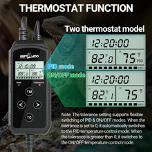 Load image into Gallery viewer, REPTIZOO Timing Thermostat 2 in 1 PID Temperature Controller with Timer