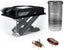 Reptile feeder insect enclosure kit with plastic terrarium, cricket, and roach container