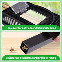 Load image into Gallery viewer, REPTI ZOO Reptile Cricket Keeper & Mixer Kit, Feeding Cricket Keeper with Tubes