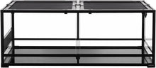 Load image into Gallery viewer, REPTI ZOO 85 Gallon Reptile Glass Terrarium, 48" x 24" x 18" Reptile Detachable Terrarium with Double Hinge Door & Screen Ventilation, 2 in 1 Large Reptile Terrarium RK0226P