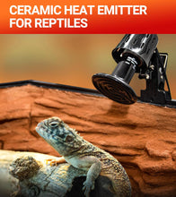 Load image into Gallery viewer, REPTI ZOO 100W Reptile Heat Lamp 2Pack Ceramic Heat Emitter Night Heat