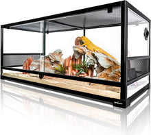 Load image into Gallery viewer, REPTI ZOO Reptile Tempered Glass Extra-Long Terrarium Habitats 48" x 18" x 18" Reptile Amphibians tank RK0222N