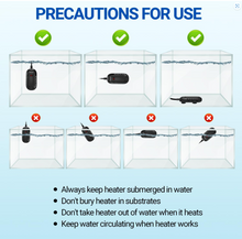 Load image into Gallery viewer, REPTIZOO 100W Aquarium Heater, 78℉ Preset Turtle Heater with LED Digital Display Submersible Mini Fish Tank Heater for 10-20 Gallons Tank, Aquarium Tank Heater for Turtle Betta Fish Tree Frogs
