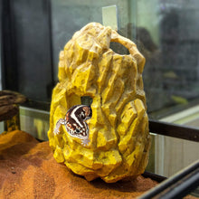 Load image into Gallery viewer, REPTIZOO Reptile Hide Hookable Multi-Levels Hideout Resin Reptile Cave