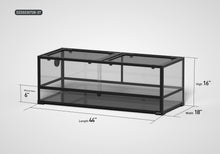 Load image into Gallery viewer, REPTI ZOO 55 Gallon Reptile Tank Custom Reptile Habitats 44" x 18"x 16" (includes shipping and tax)
