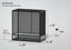 Mesh reptile terrarium 36x18x36 inches with labeled dimensions and included accessory