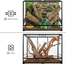 Load image into Gallery viewer, 2025 New 135 Gallon 2 in 1  Large Vertical Reptile Terrarium 48" x 18" x 36" Rainforest Reptile Paludarium