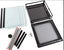 Reptile terrarium glass panels, mesh screen top, frame parts, and assembly hardware kit