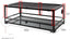 Glass reptile terrarium 36x18x12 inches with mesh lid and black metal frame.