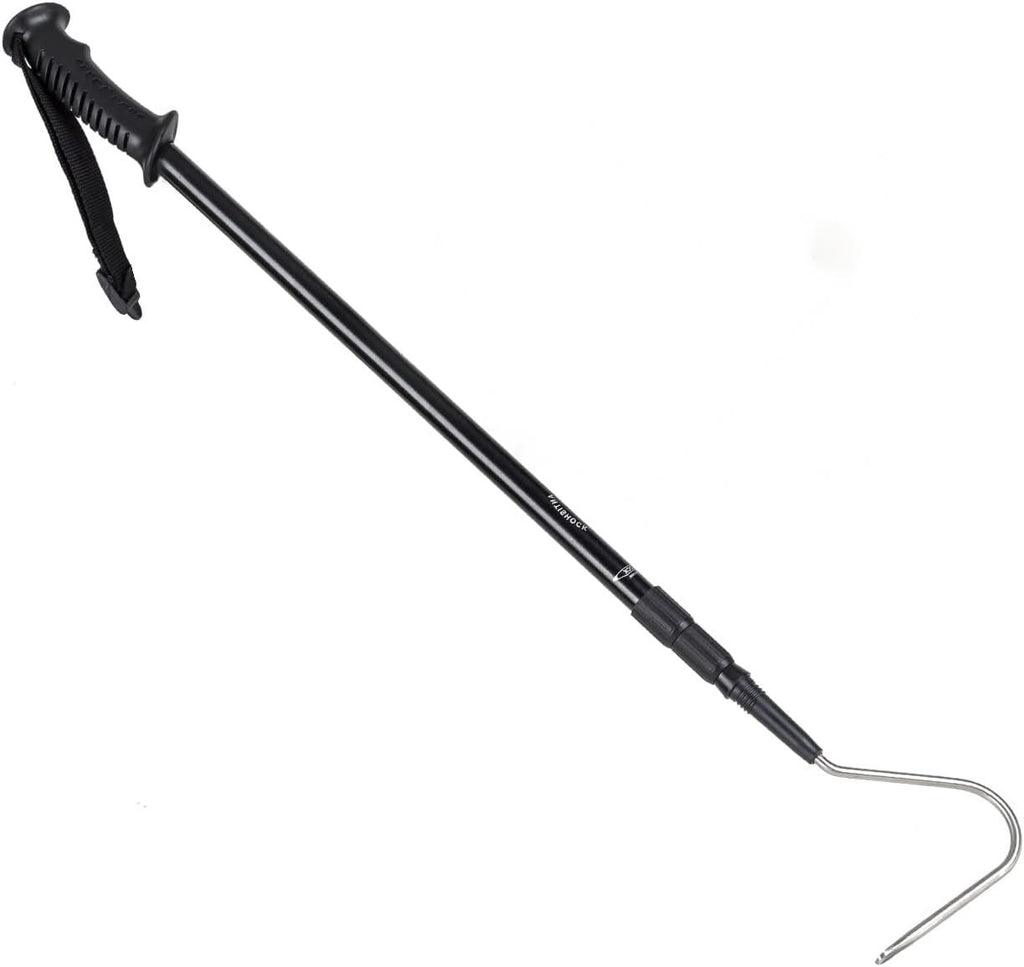 57" Snake Catcher Professional Stainless Steel Retractable Snake Hook