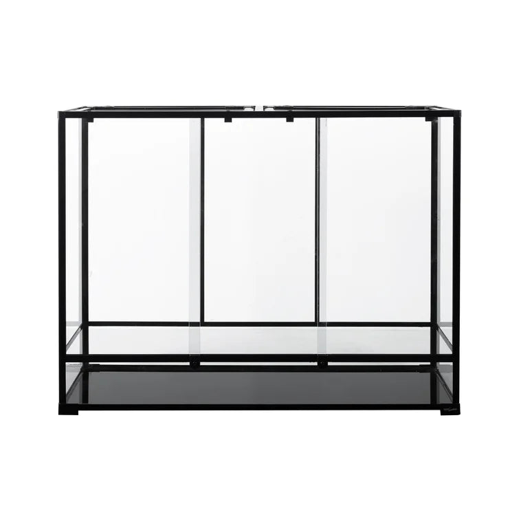 REPTIZOO Reptile 135 Gallon Large Glass Terrarium 48" x 18" x 36" Sliding Doors Reptile Terrarium RK481836 - REPTI ZOO
