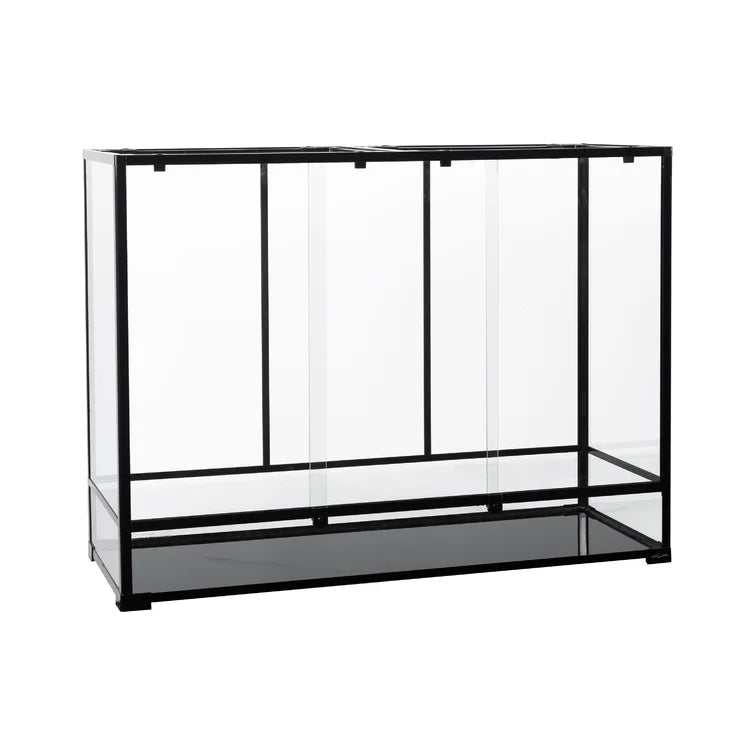 REPTIZOO Reptile 135 Gallon Large Glass Terrarium 48" x 18" x 36" Sliding Doors Reptile Terrarium RK481836 - REPTI ZOO