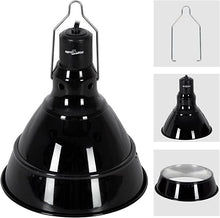 Load image into Gallery viewer, REPTI ZOO 2 in 1 Deep Dome Reptile Light Fixture Adjustable Lamp Holder Max 200W RL19 - REPTI ZOO