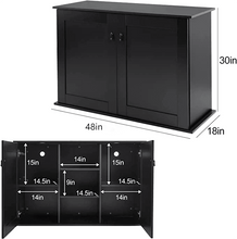 Load image into Gallery viewer, REPTI ZOO Reptile Aquarium Terrarium Wooden Stand 48x18 inches - REPTI ZOO