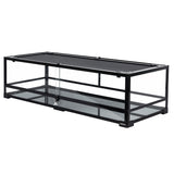48 gallons 48″*18″*13″ long reptile terrarium with front safe glass sliding doors RK0221