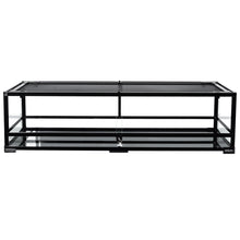 Load image into Gallery viewer, 48 gallons 48″*18″*13″ long reptile terrarium with front safe glass sliding doors RK0221 - REPTI ZOO